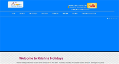 Desktop Screenshot of krishnaholidaysmaker.com